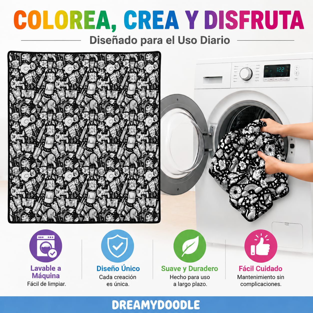 DreamyDoodle la Cobija para colorear